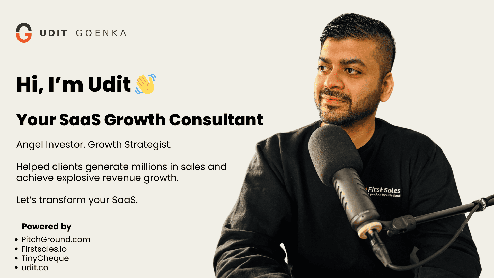 Udit Goenka | SaaS Growth Consultant